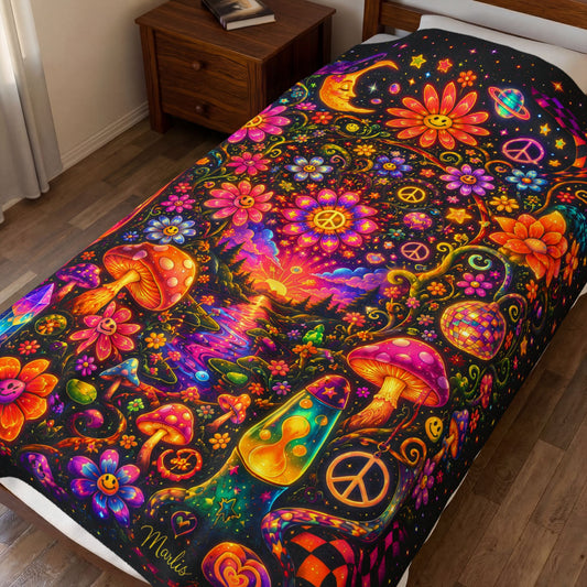 Peace, Love & Glo Nest — Immersive Seek-and-Find Blanket