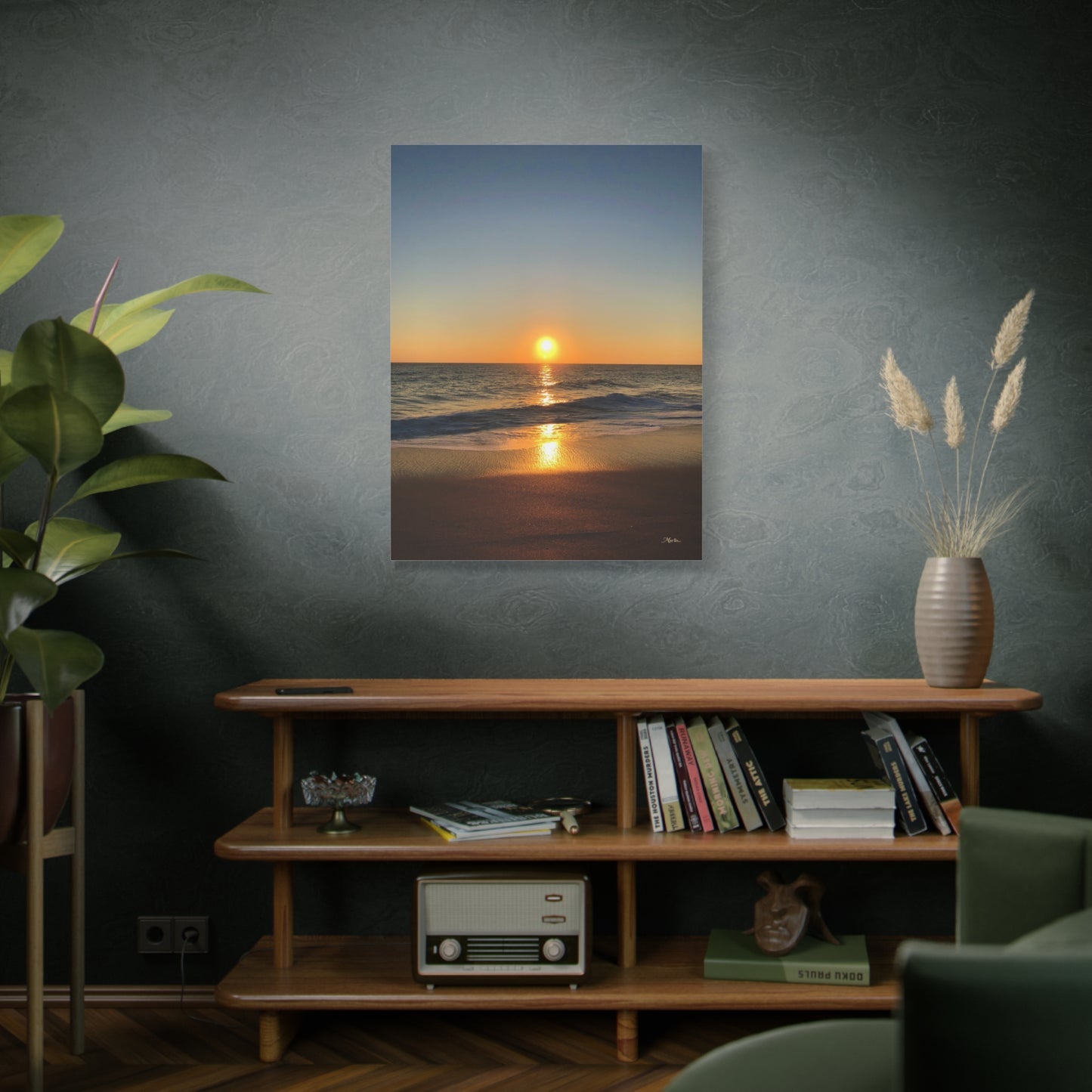 America Sunrise Florida Atlantic Coast Canvas Wall Art