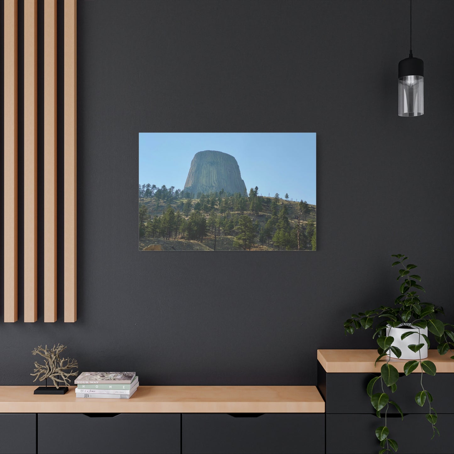 Devils Tower Wyoming Canvas Wall Art