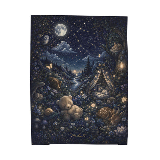Sweet Dreams Nest Velveteen Blanket