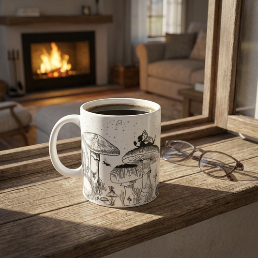 Midnight Story Garden · Magic Color-Changing Mug