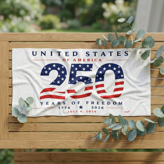 America 250 · Limited Edition · 250 Years of Freedom · Beach Towel