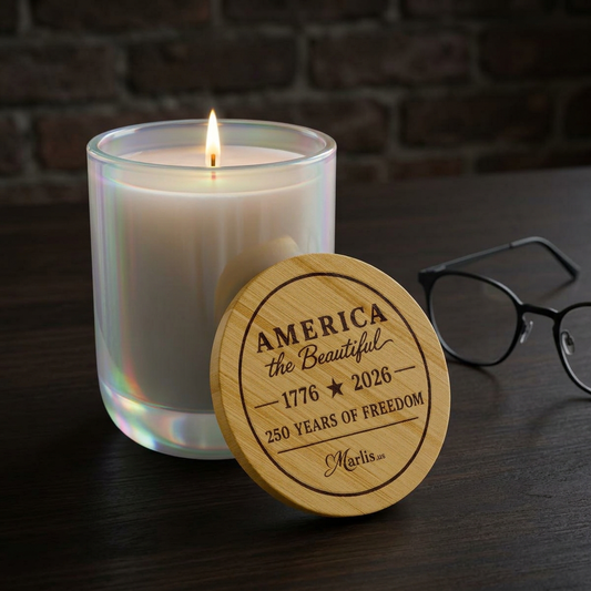 America the Beautiful – America 250 Opal Iris Candle