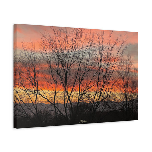 Painted Sunset · Idaho · Gallery Wrapped Canvas