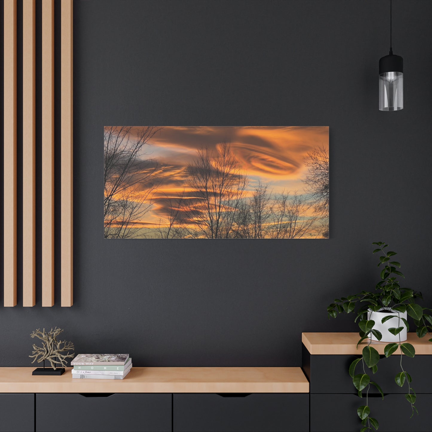 Quiet Inferno Malad City Idaho Canvas Wall Art