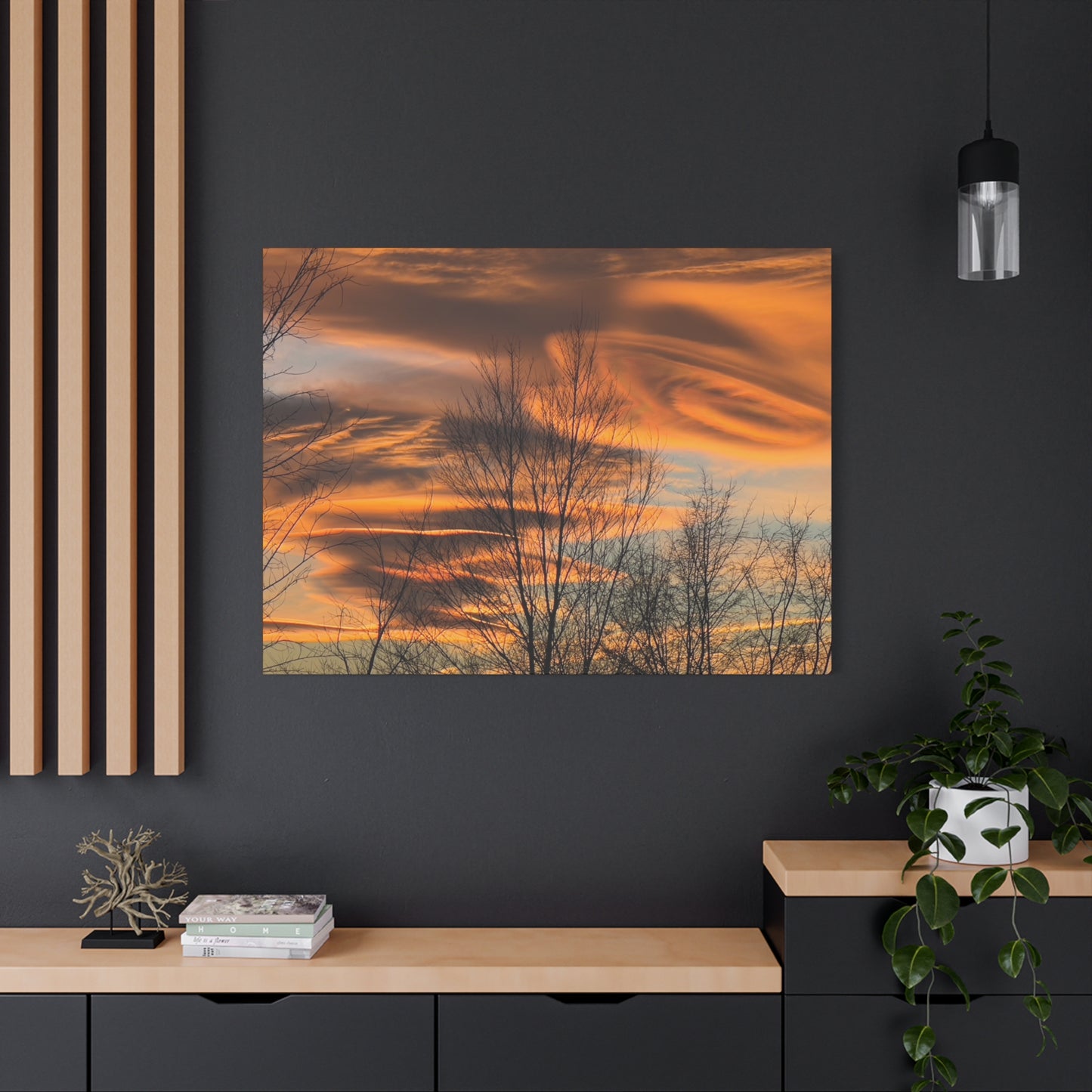 Between Places | Sky on Fire | Canvas