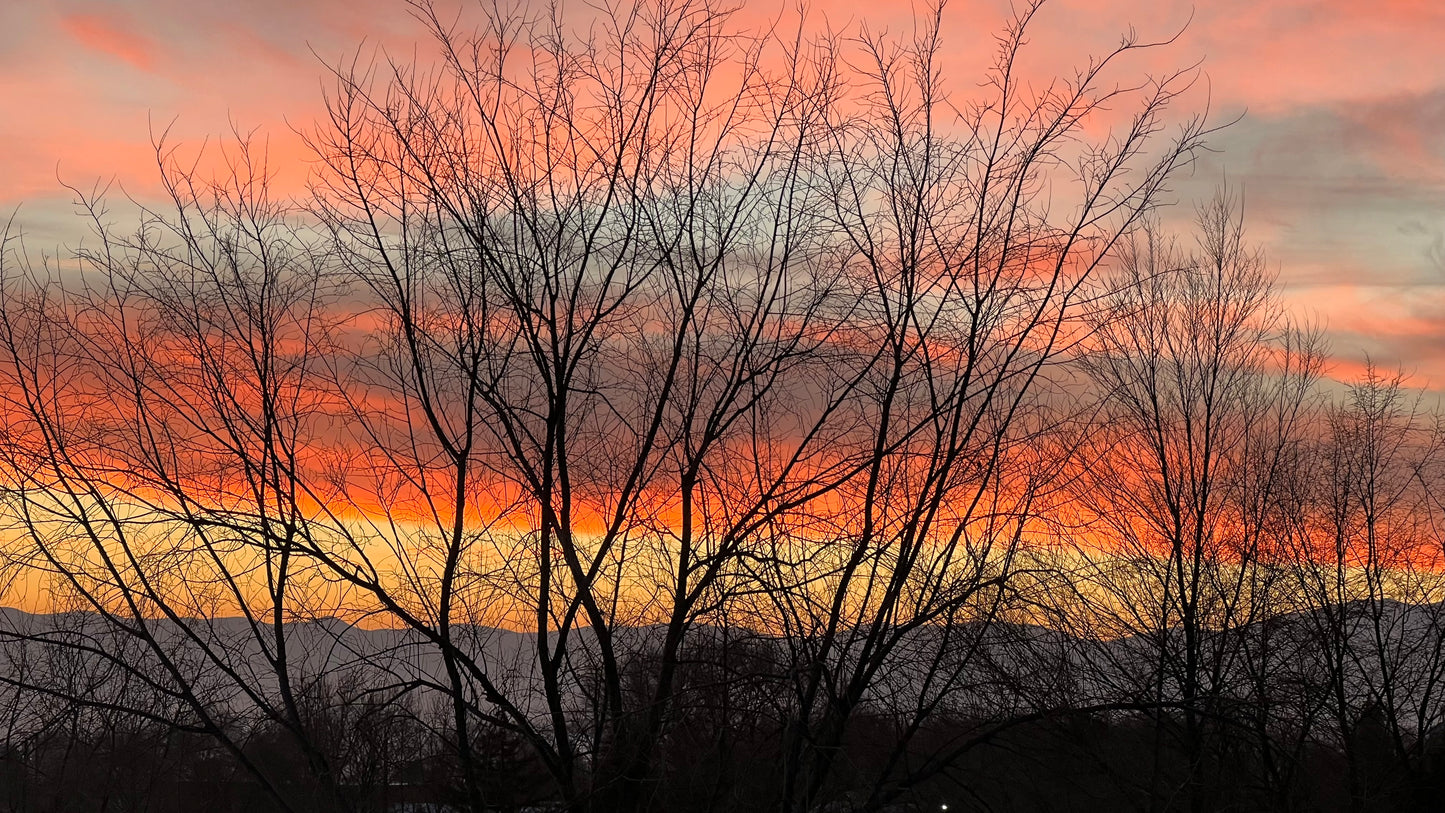 Sunset Malad City, Idaho USA Digital Art Photo Download