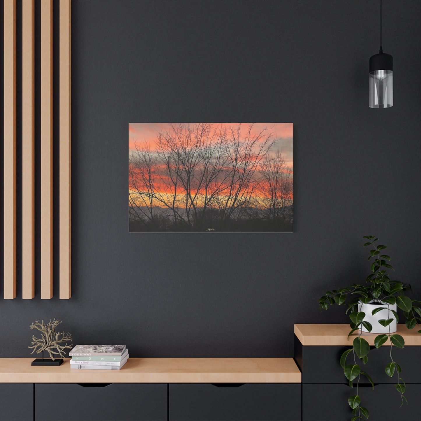 Painted Sunset · Idaho · Fine Art Canvas