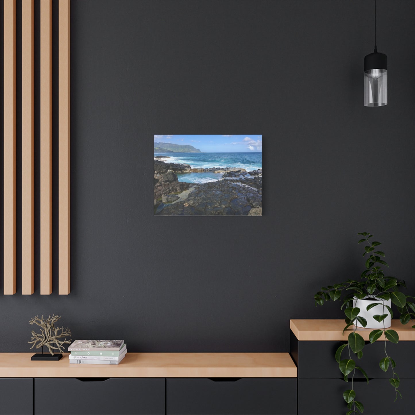 Queen's Bath Kauai Hawaii Canvas Wall Art