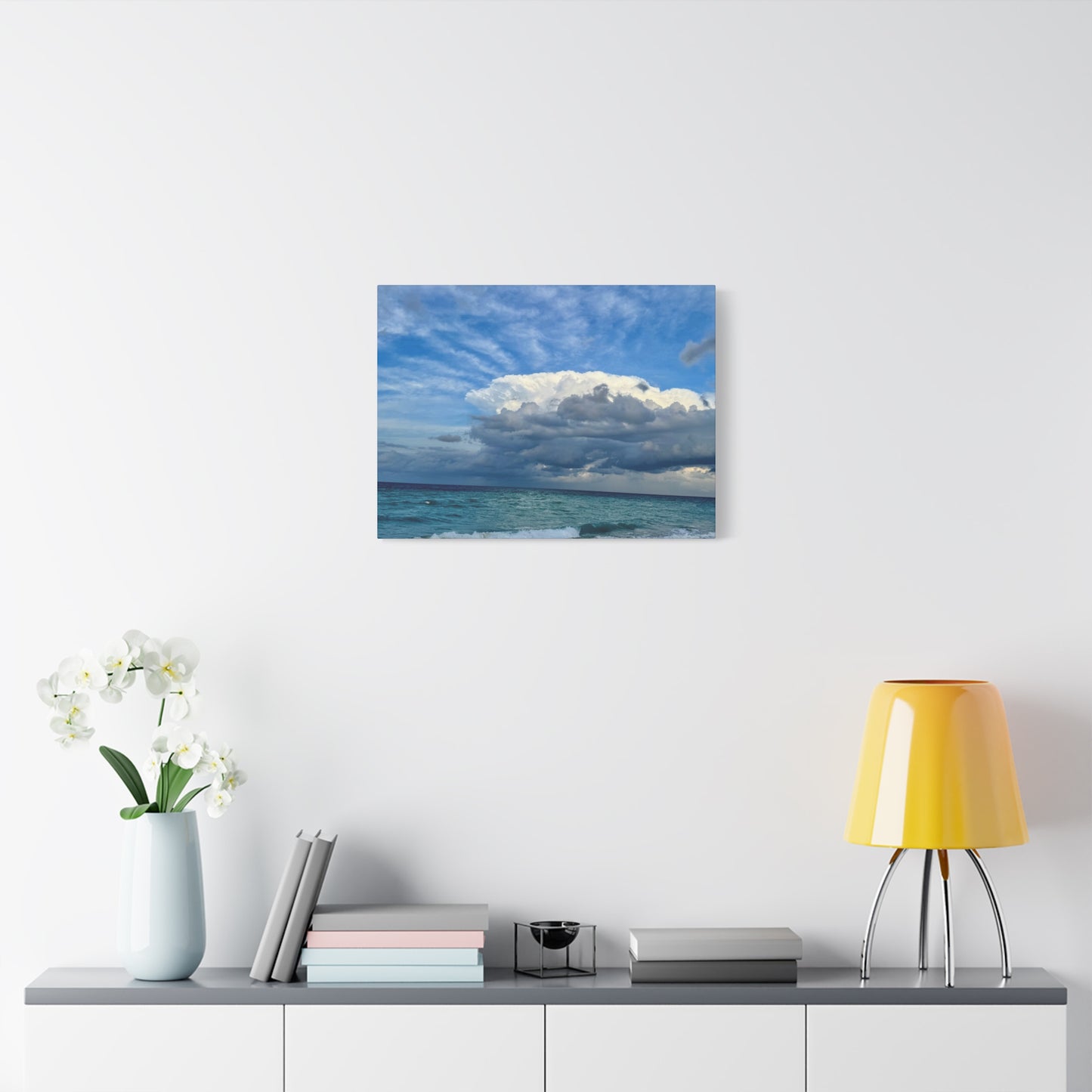 Ocean Cloudscape Matte Canvas Print — Stretched 1.25" Wall Art