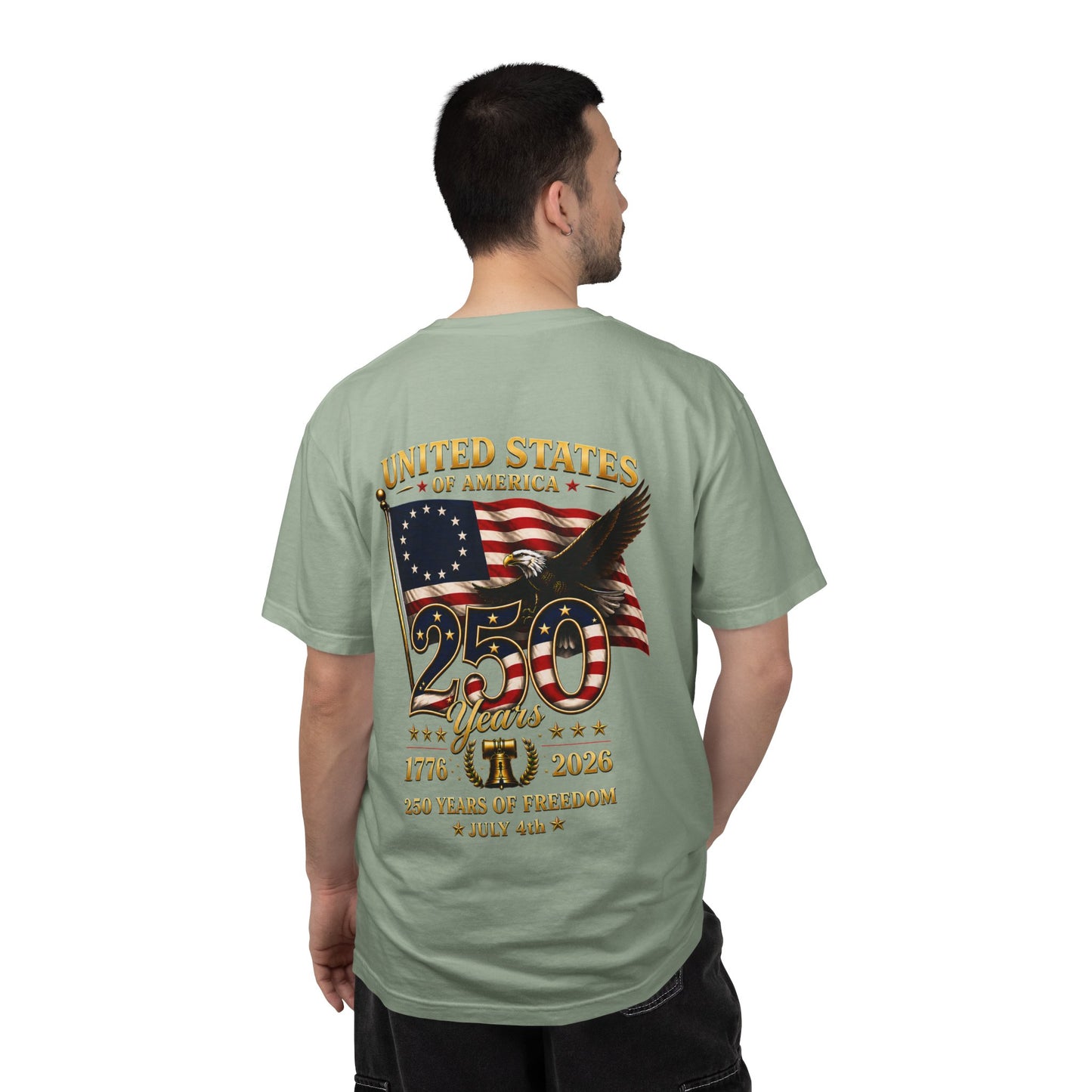 Limited Edition · USA 250th Anniversary T-Shirt by Marlis · Comfort Colors 1717