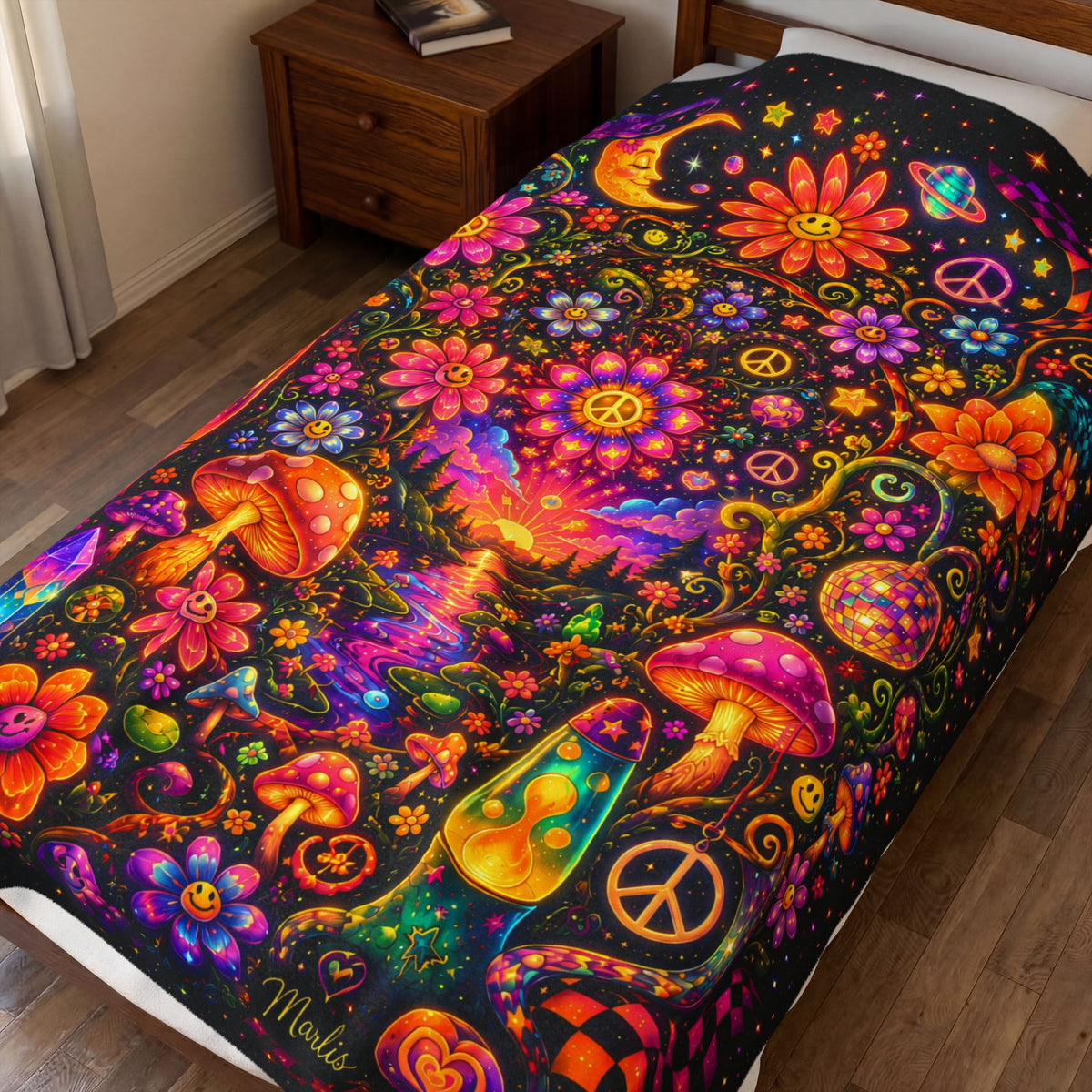 Peace, Love & Glo Nest — Immersive Seek-and-Find Blanket