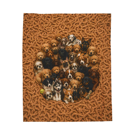 Puppy Pile Nest™ — Immersive Seek-and-Find Blanket