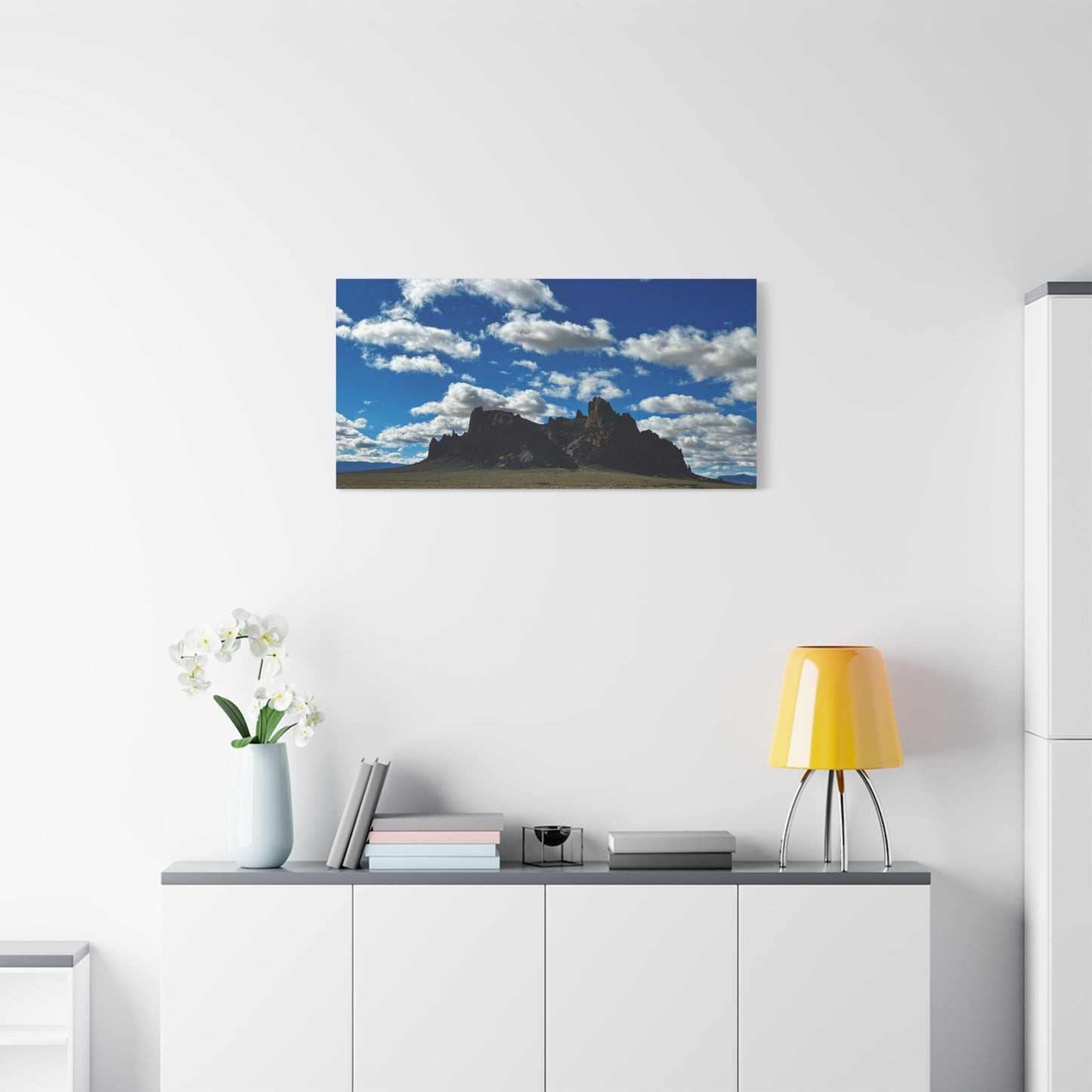 Shiprock Formation New Mexico Canvas Wall Art