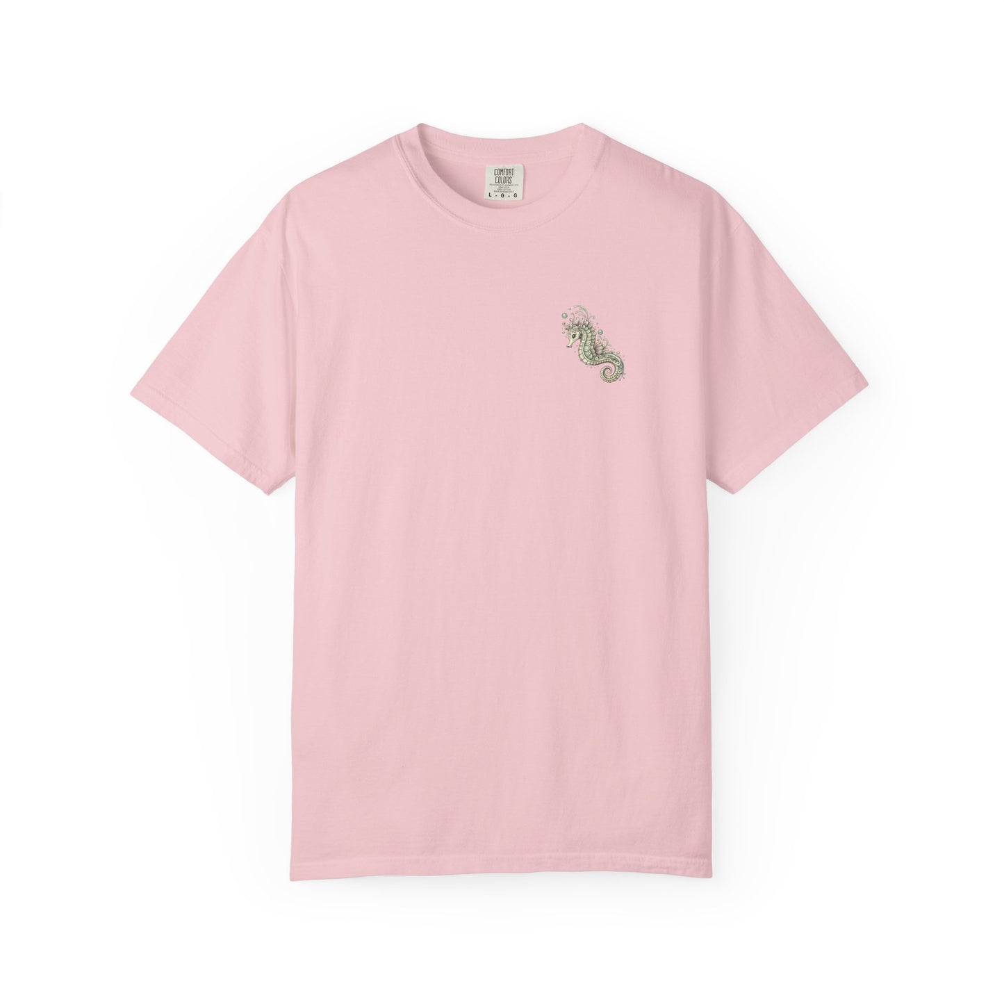 Seahorse Seashell Surf Graphic Tee