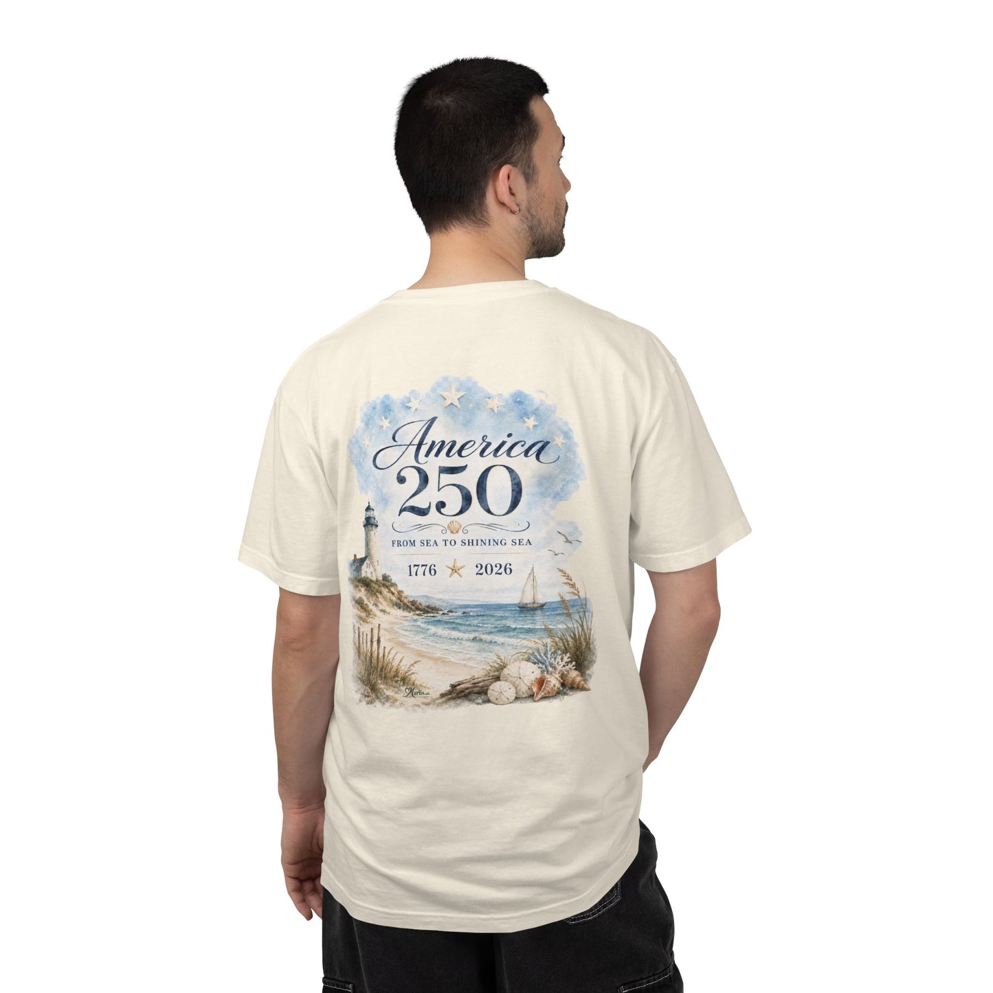 America 250 Lighthouse Coastal Commemorative T-Shirt