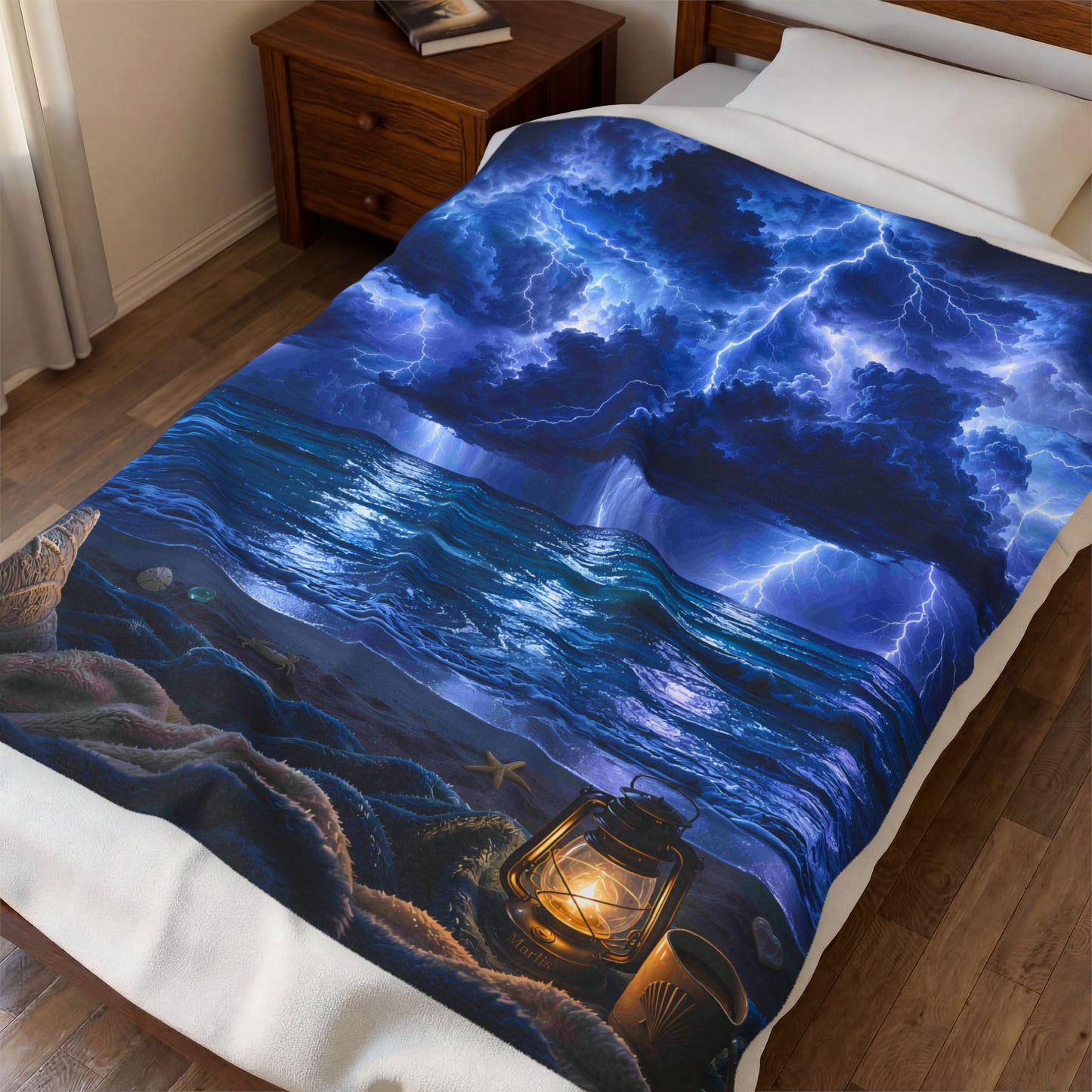 Atlantic Storm Nest™ — Immersive Seek-and-Find Blanket