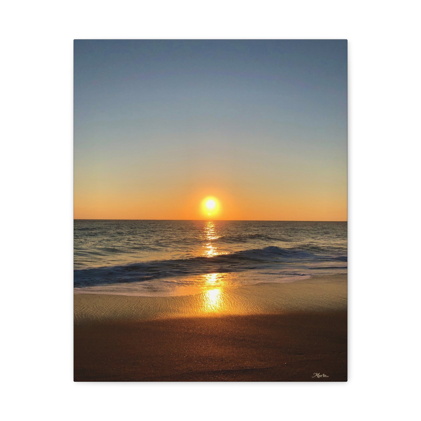 America Sunrise Florida Atlantic Coast Canvas Wall Art