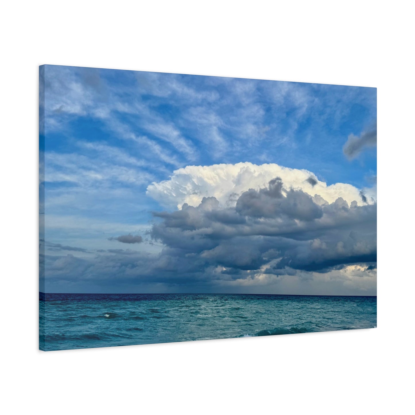 Ocean Cloudscape Matte Canvas Print — Stretched 1.25" Wall Art