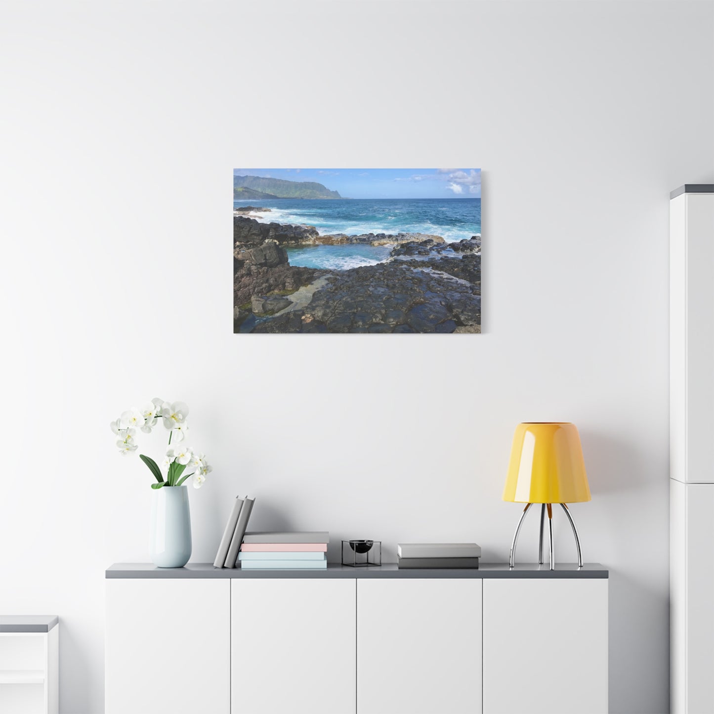 Queen's Bath Kauai Hawaii Canvas Wall Art