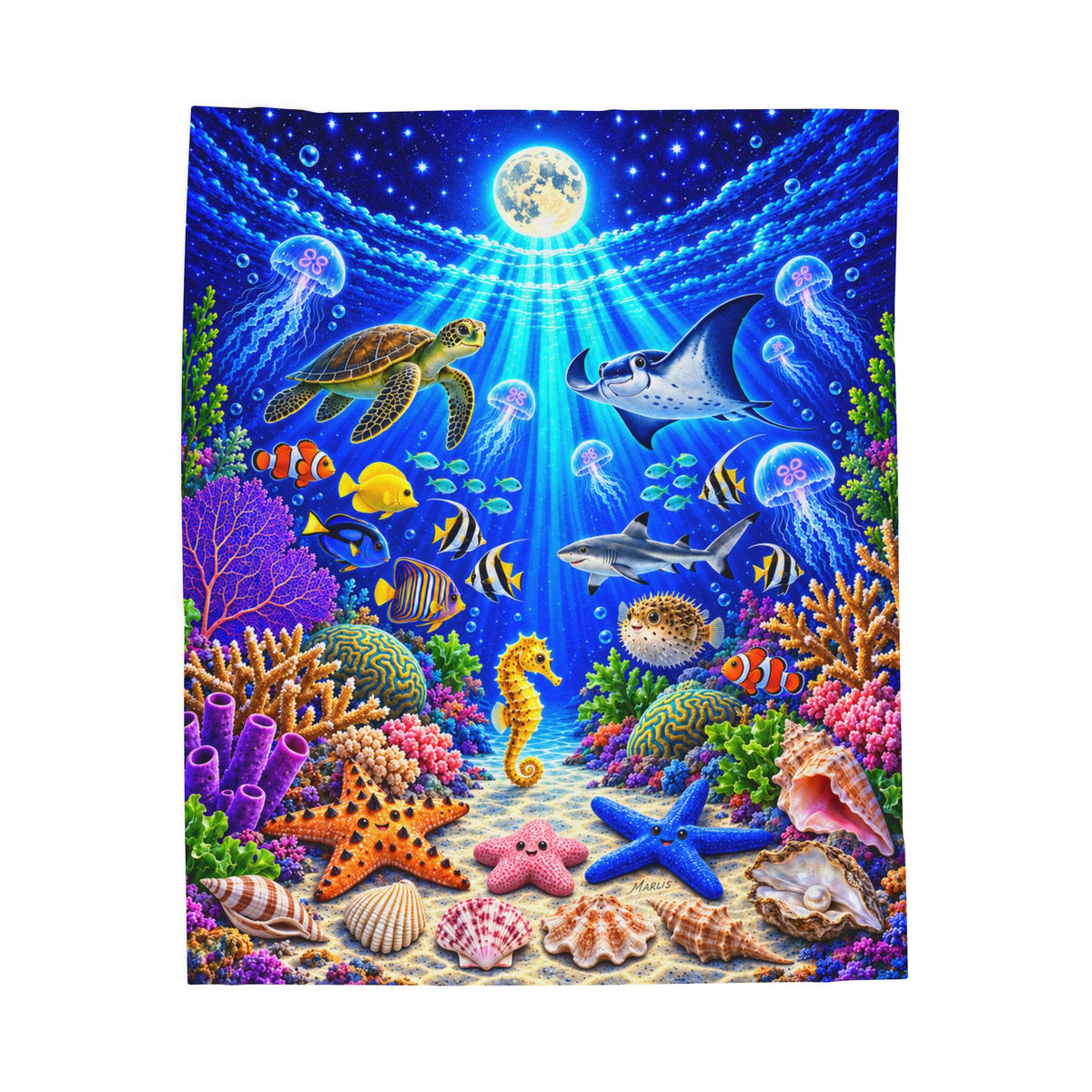 Ocean Friends Glo Nest™ — Immersive Seek-and-Find Blanket