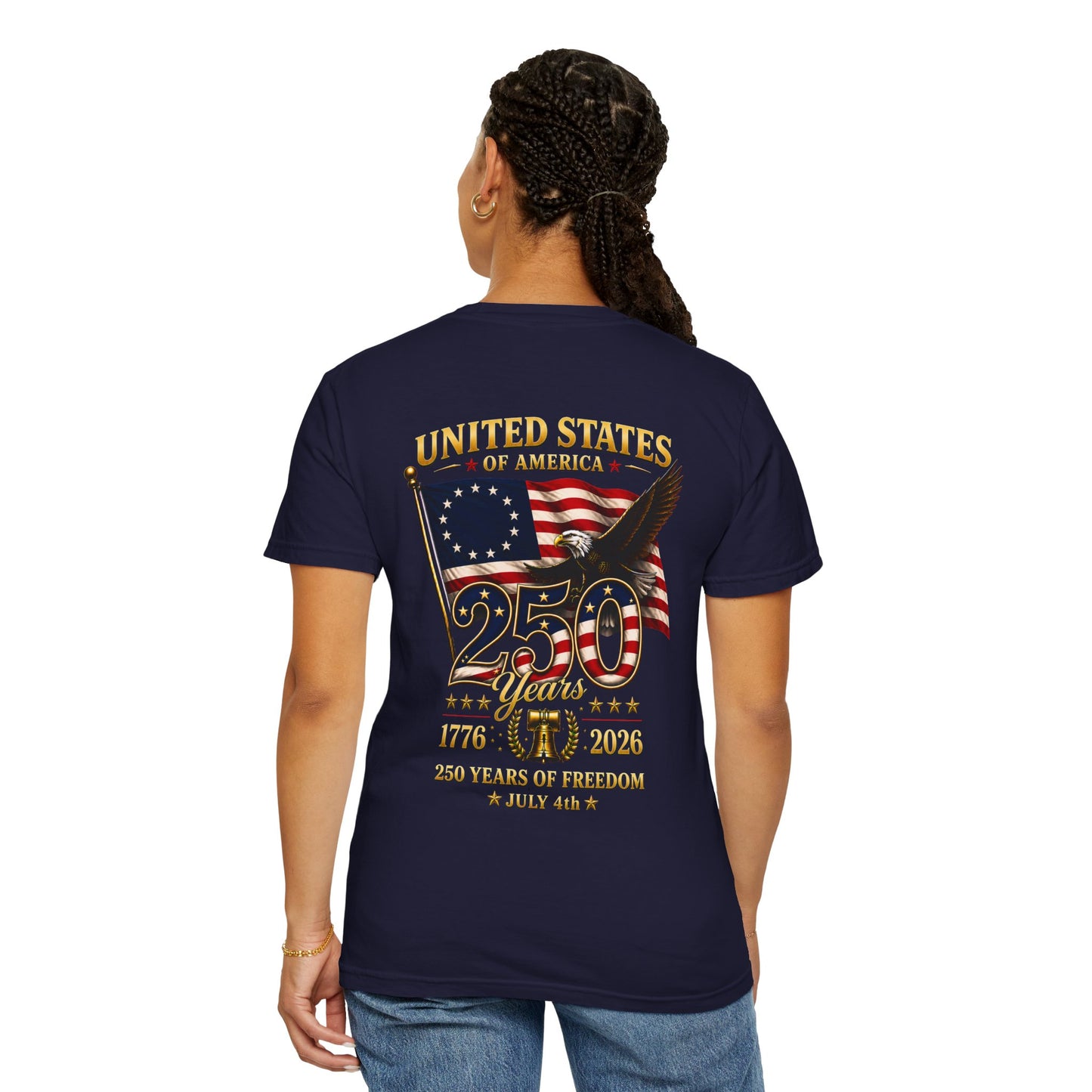 Limited Edition · USA 250th Anniversary T-Shirt by Marlis · Comfort Colors 1717
