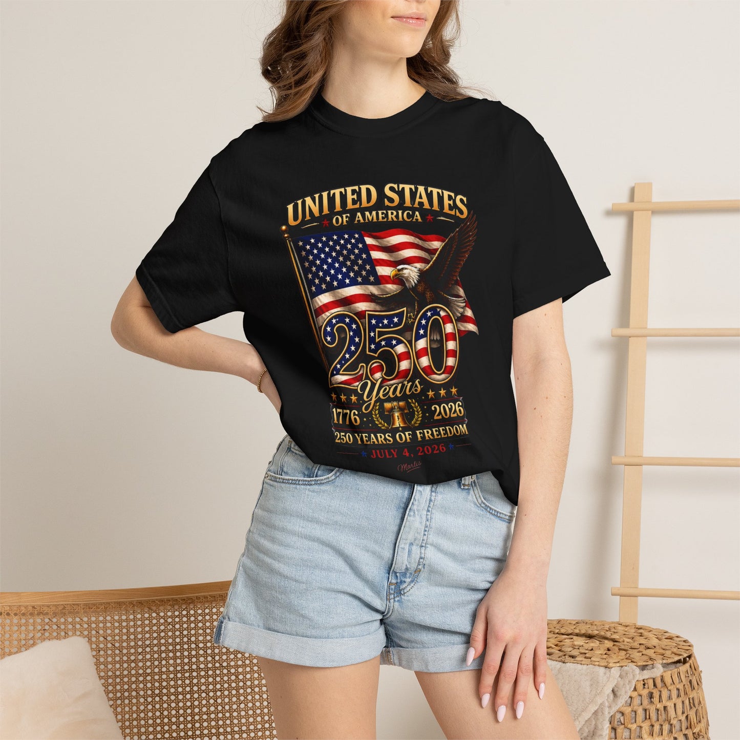 Vintage America 250 Freedom Graphic Tee