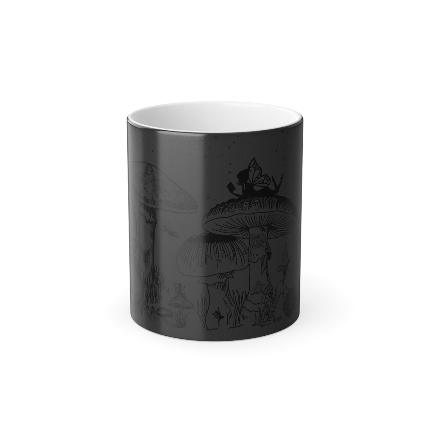 Fairies & Mushrooms Color Morphing Mug