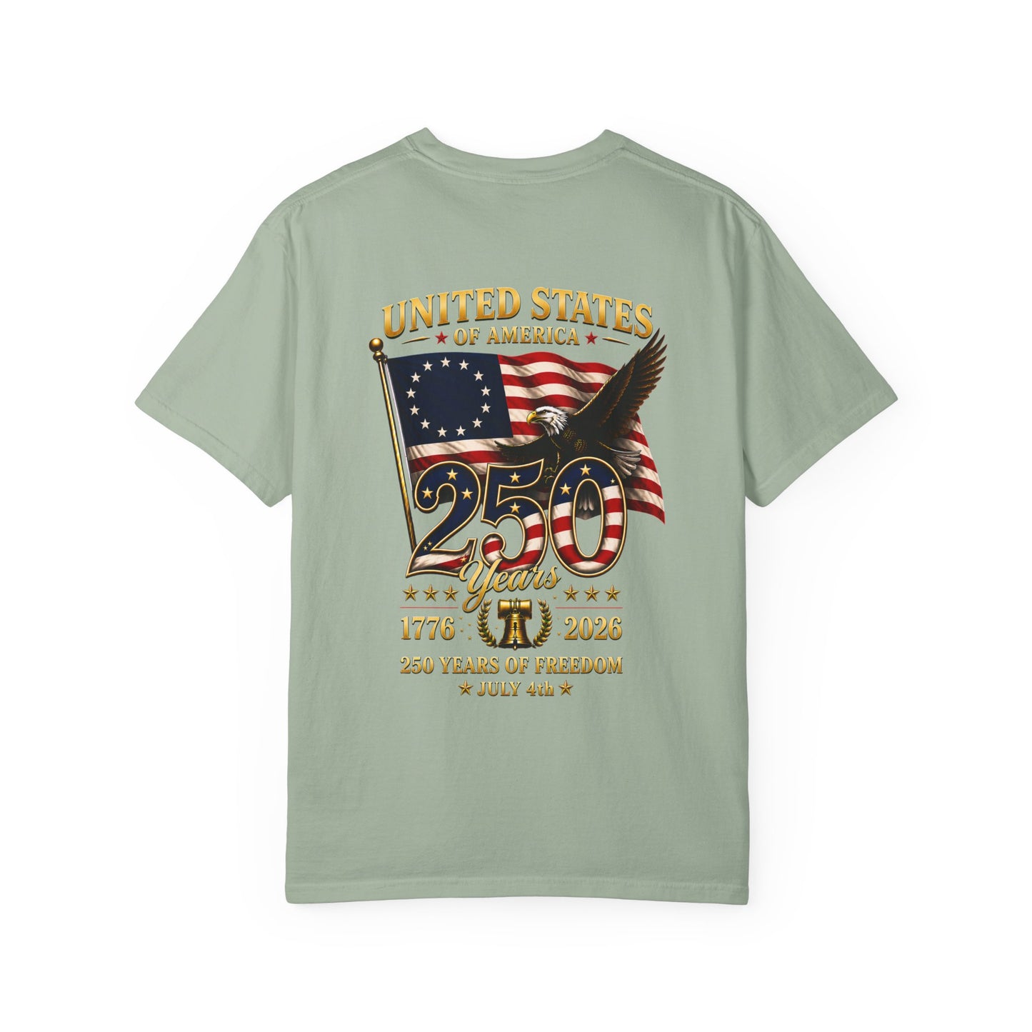 Limited Edition · USA 250th Anniversary T-Shirt by Marlis · Comfort Colors 1717