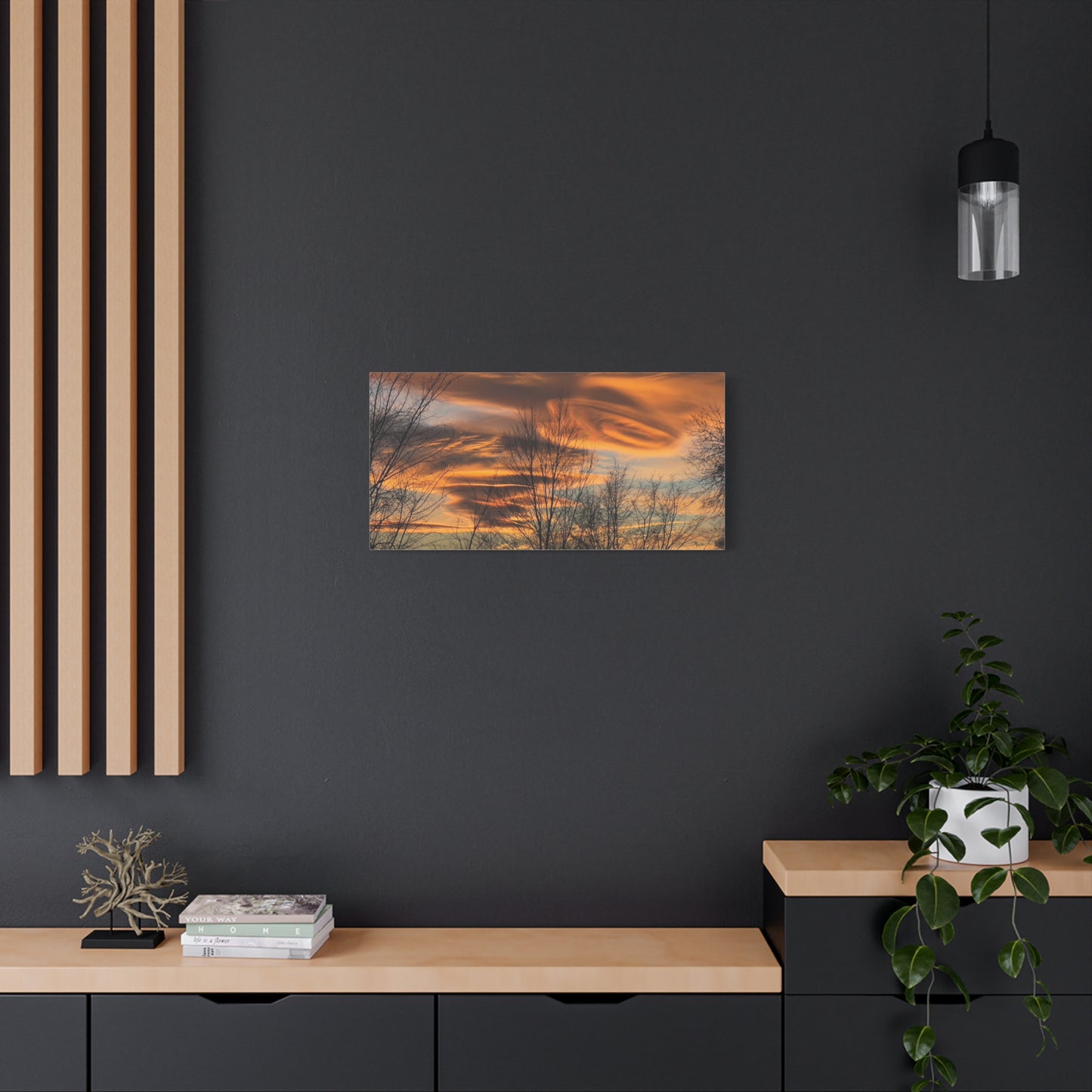 Quiet Inferno Malad City Idaho Canvas Wall Art
