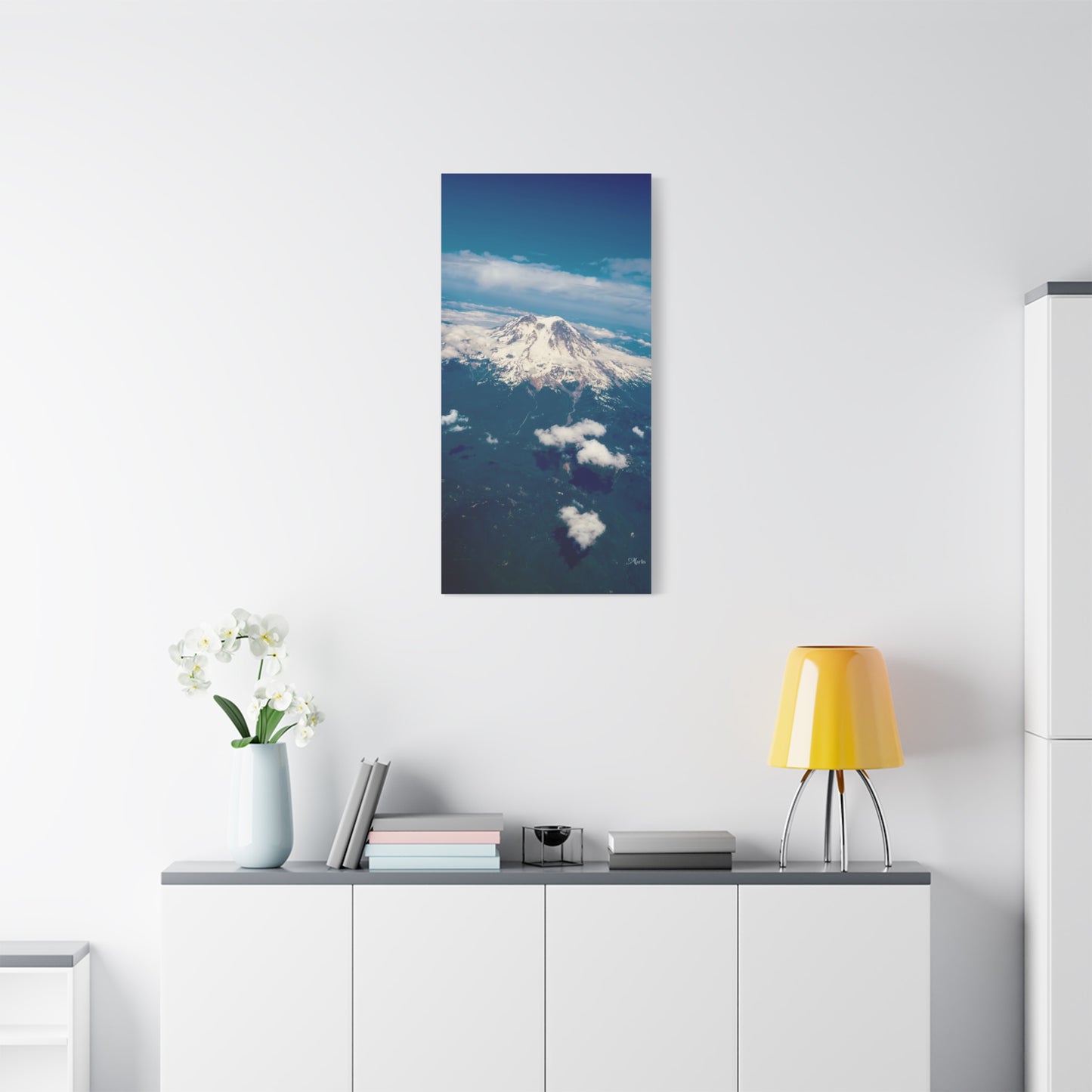 Above the Clouds Mount Rainier Washington Canvas Wall Art