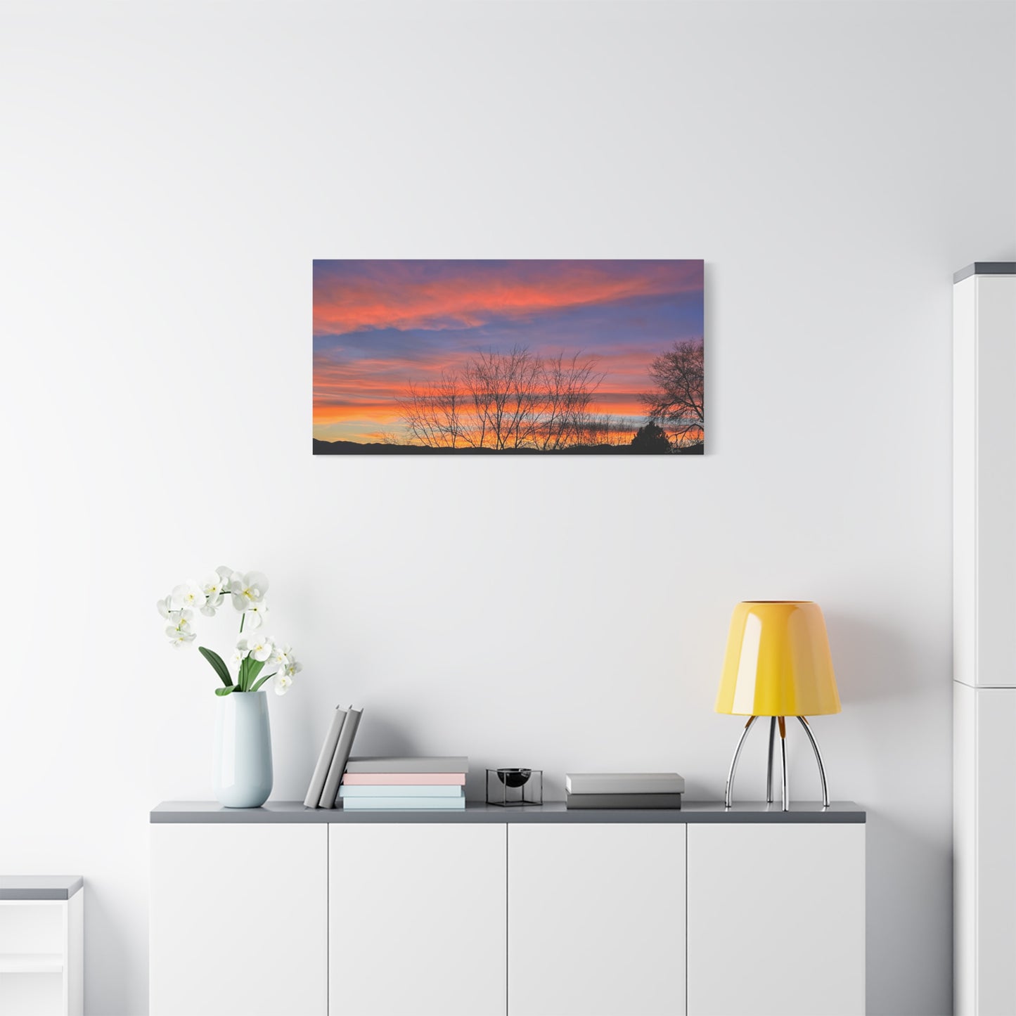 Sunset Silhouette · Idaho · Canvas