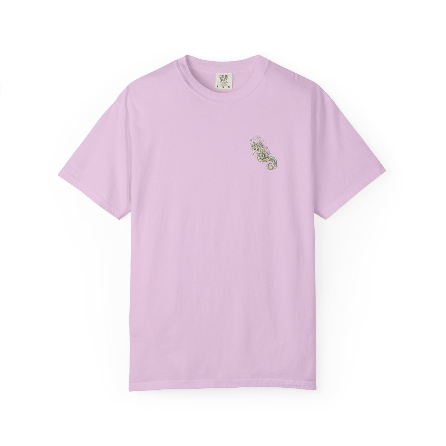 Seahorse Seashell Surf Graphic Tee