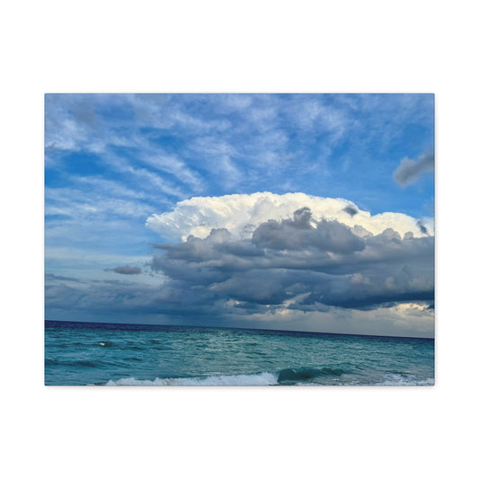 Ocean Cloudscape Matte Canvas Print — Stretched 1.25" Wall Art