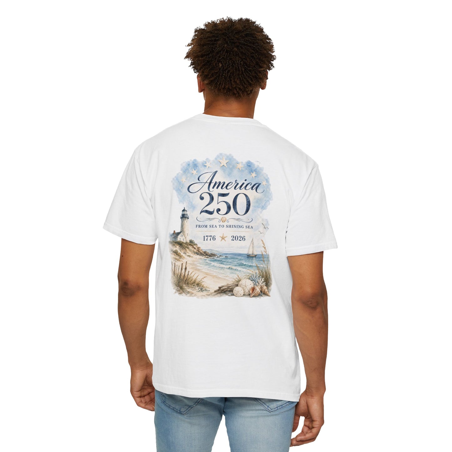 America 250 Lighthouse Coastal Commemorative T-Shirt