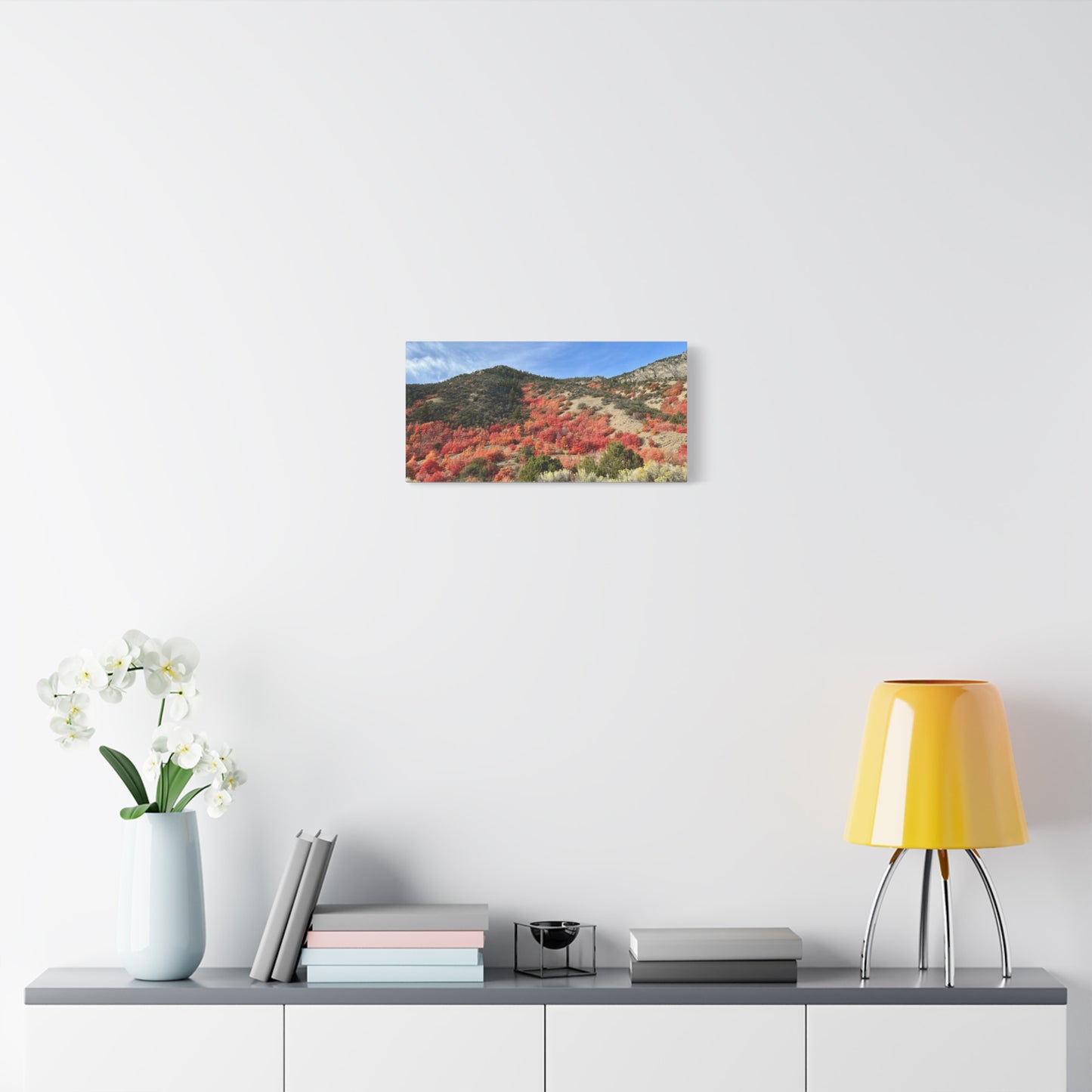 Autumn Blaze Weston Canyon Idaho Canvas Wall Art