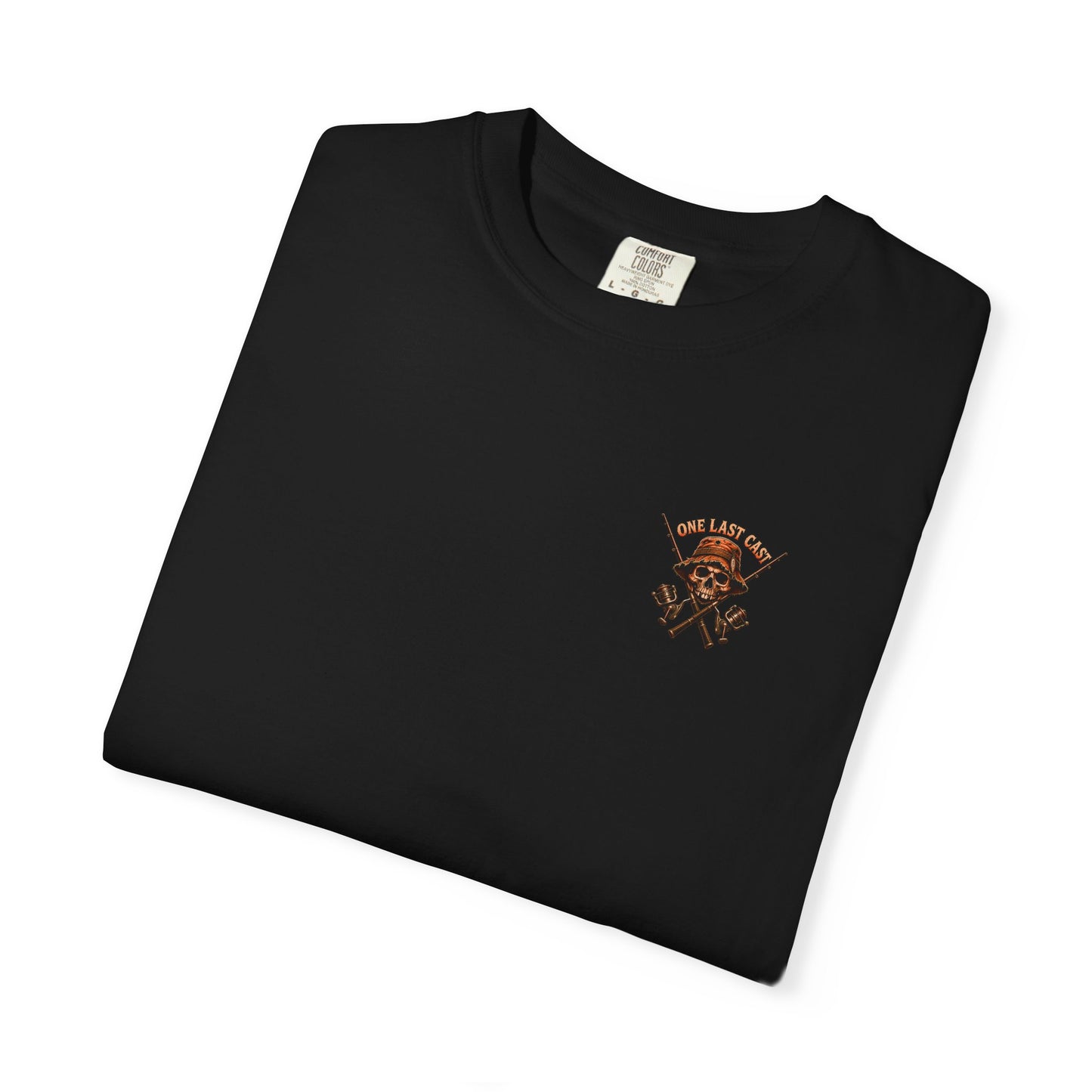 One Last Cast Fishing T-Shirt — Angler Sunset Graphic Tee