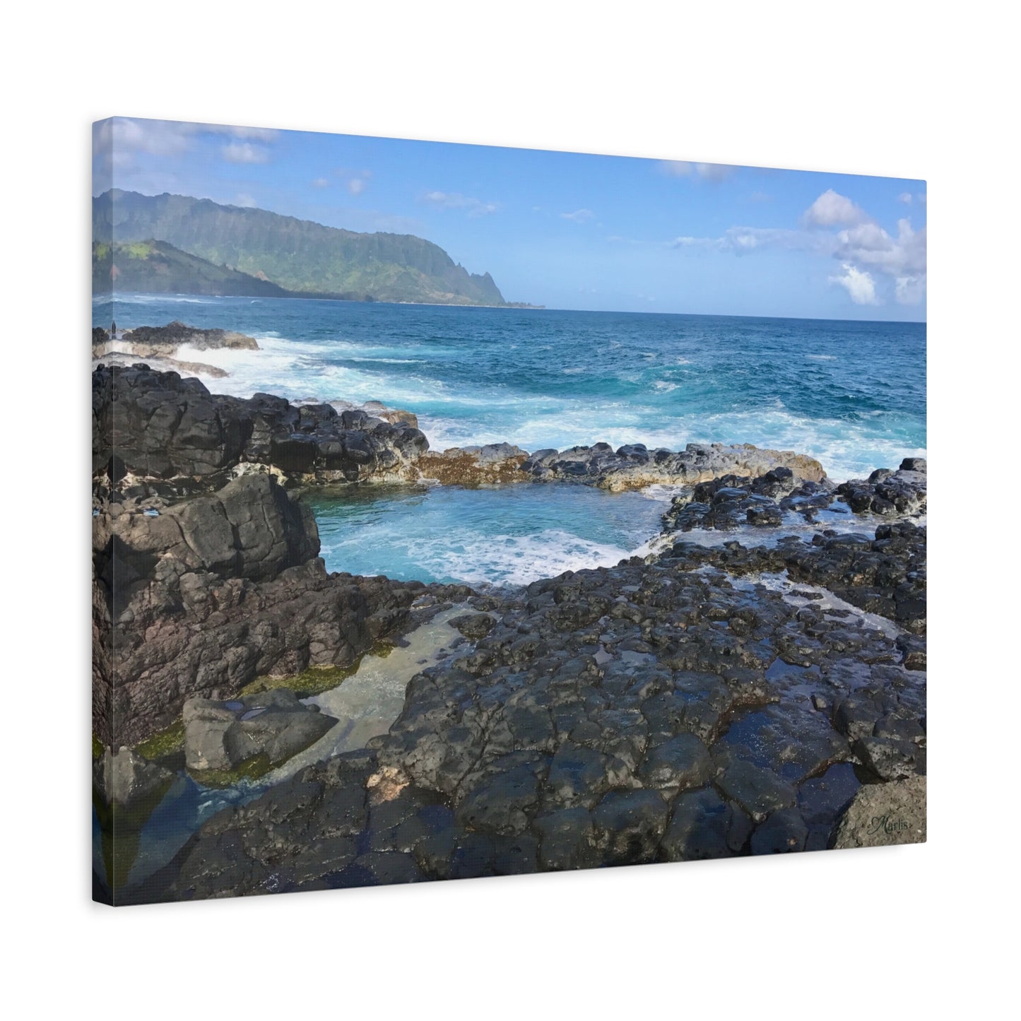 Queen's Bath Kauai Hawaii Canvas Wall Art