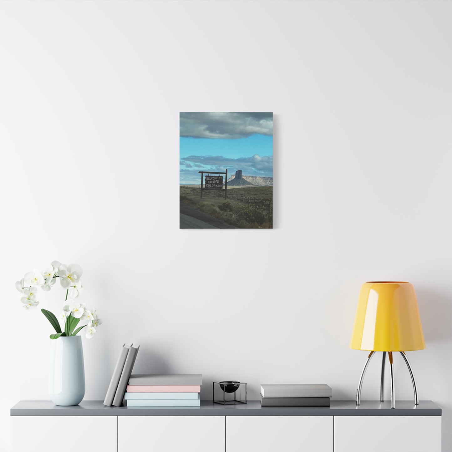 Chimney Rock Colorful Colorado Canvas Wall Art