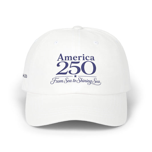 America 250  Embroidered – 'From Sea to Shining Sea' Patriotic Classic Hat