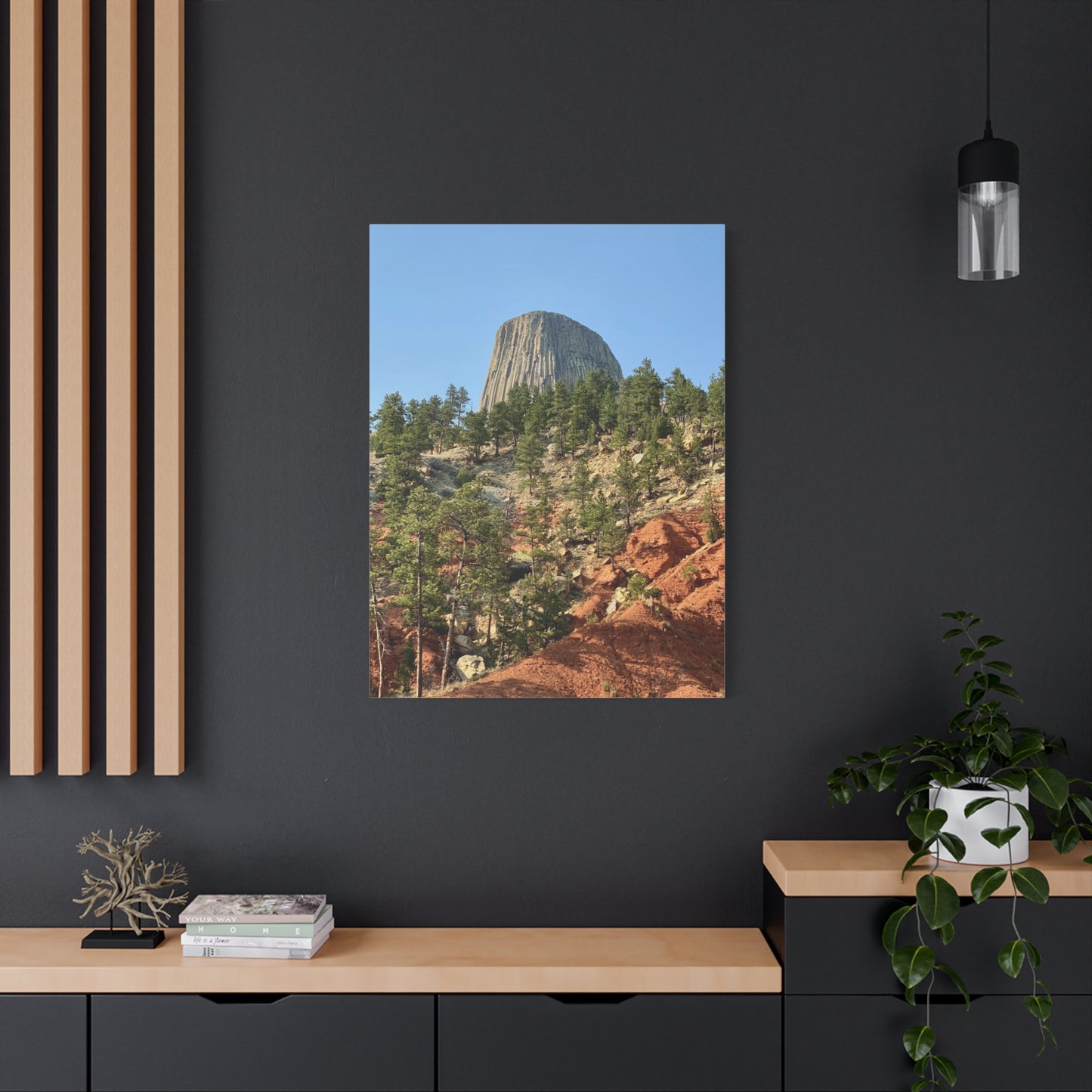 Devils Tower National Monument Wyoming Canvas Wall Art