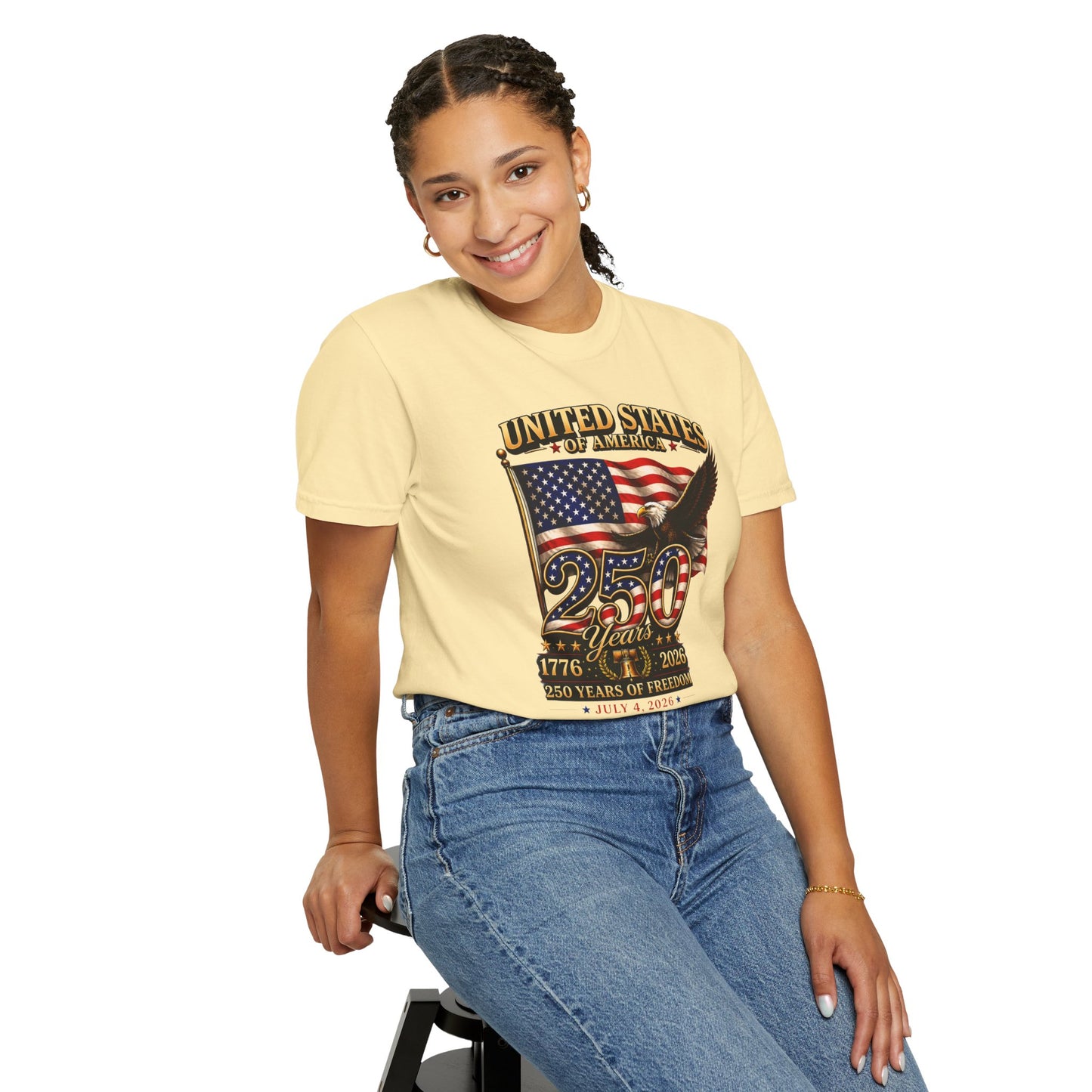 Vintage America 250 Freedom Graphic Tee