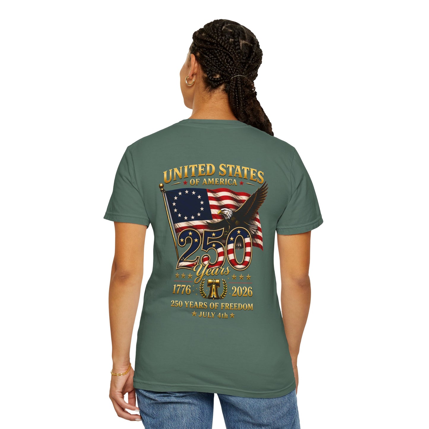 Limited Edition · USA 250th Anniversary T-Shirt by Marlis · Comfort Colors 1717