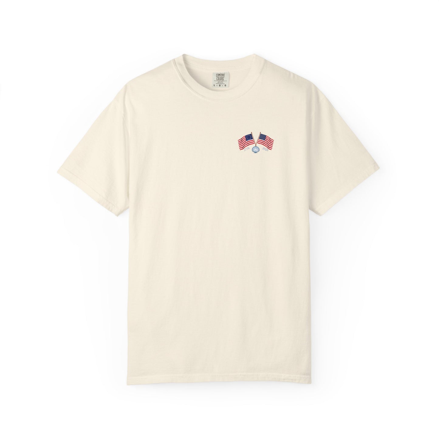 America 250 Sea to Shining Sea T-Shirt | Comfort Colors® 1717 Patriotic Graphic Tee | USA 1776-2026