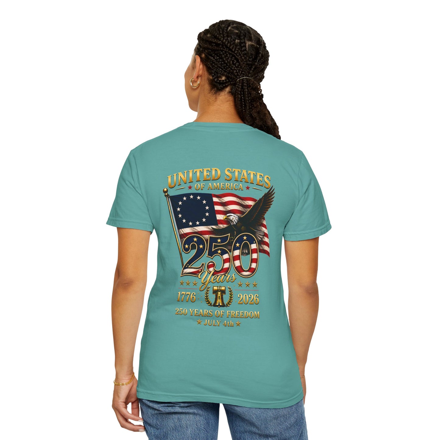Limited Edition · USA 250th Anniversary T-Shirt by Marlis · Comfort Colors 1717
