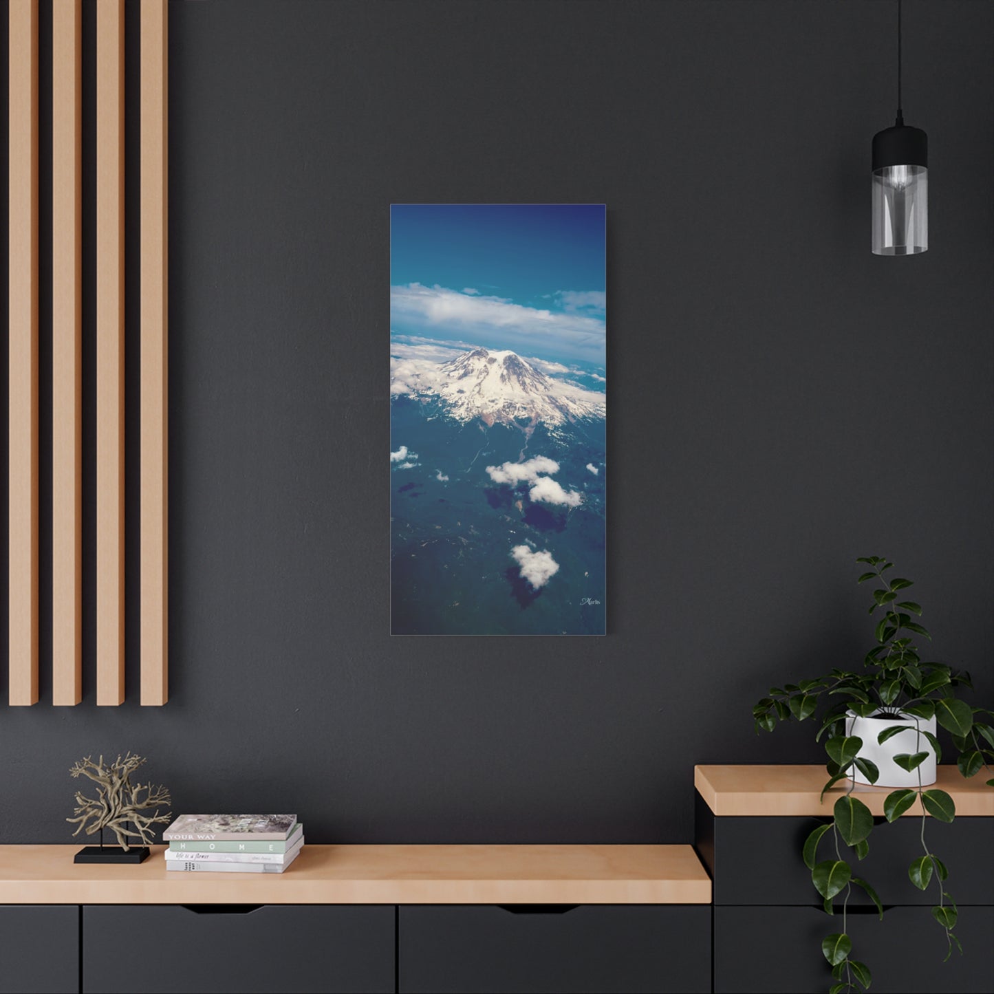 Above the Clouds Mount Rainier Washington Canvas Wall Art