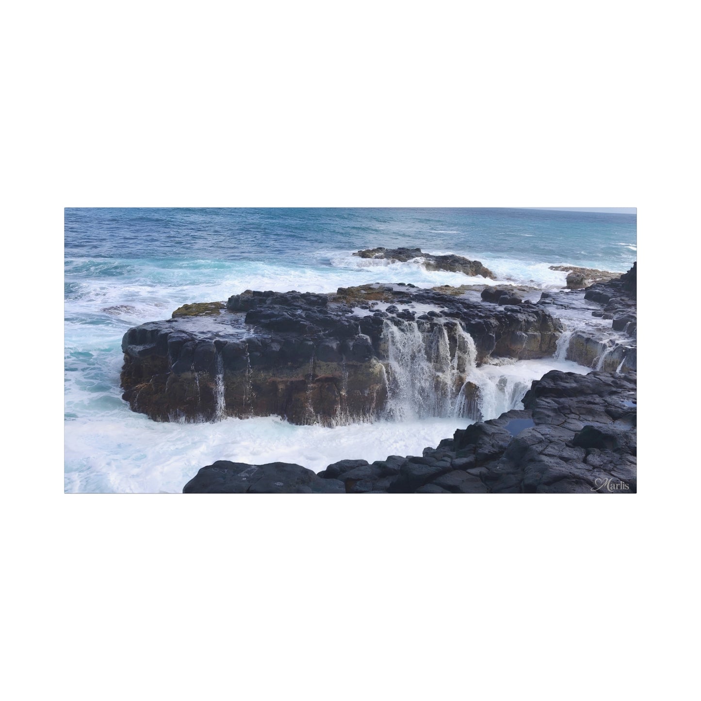 Pacific Volcano Kauai Hawaii Canvas Wall Art