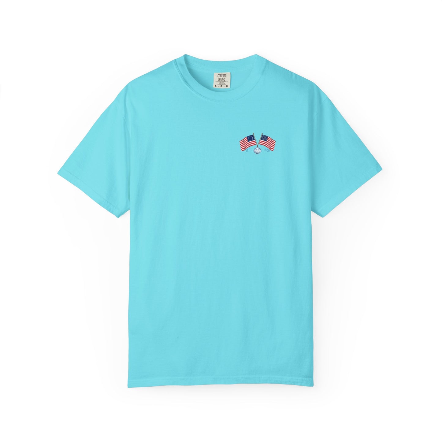 America 250 Sea to Shining Sea T-Shirt | Comfort Colors® 1717 Patriotic Graphic Tee | USA 1776-2026