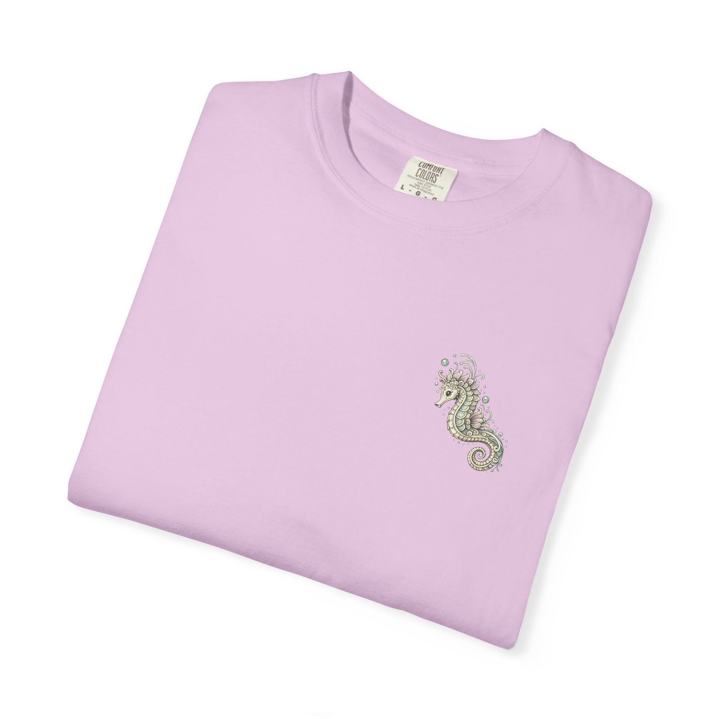 Seahorse Seashell Surf Graphic T-Shirt