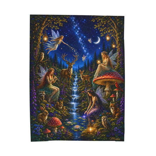 Starlight Fairy Glen Nest™ — Oversized Immersive Seek-and-Find Blanket
